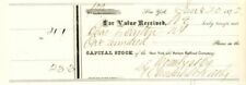 New York and Harlem Railroad Co. signed by Cornelius Vanderbilt II - Railway Sto picture