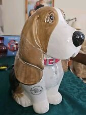 Pioneer Woman Charlie Basset Hound Dog Ceramic Cookie Jar USA LABLE FACTORY SEAL picture