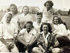 J8 Photograph 1940's 8 Beautiful Women Pretty Lovely Ladies Group Of Eight picture