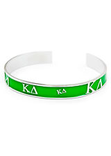 Kappa Delta bangle with raised letters & beautiful GREEN, NEW*** picture