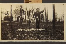 Real Photo Postcard, Frontiersman Huge Catch of Fish, Early River Rouge Detroit  picture