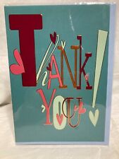 Vtg Special Thoughts Thank You  Greeting Card 1 pc. picture