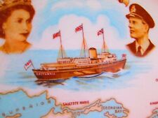 British Royal Yacht HMS Britannia 1959 Queen Elizabeth II St Lawrence Seaway picture