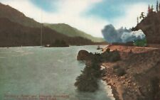 Postcard OR Columbia River & Cascade Mountains North Bank Road Vintage PC f8063 picture
