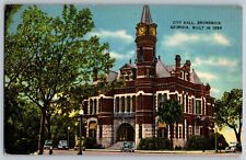 Brunswick, Georgia GA - General View - City Hall  in 1889 - Vintage Postcard picture