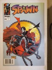 Spawn #24 Rare Newsstand 1:100 Low Print Image Comics 1994 McFarlane Cover Art picture