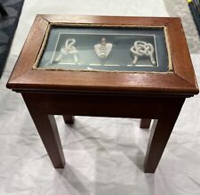 Vintage Sailors Knots Display Little Wooden Table With Draw 12 x 10.25 x 7” picture