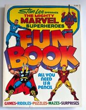 Fireside Mighty Marvel Superheroes Fun Book TPB 2ND Print Very Rare 1976 picture