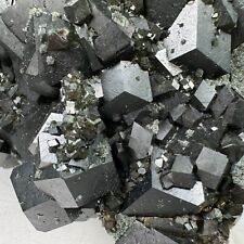 Sharp Green Andradite Garnet Crystals: Huanggang mine, Inner Mongolia China- NEW picture