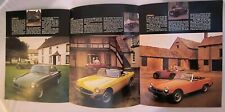 1974 MG MGB Sales Brochure Dealer Advertising Catalog Wall Art Specs Tri Fold picture
