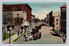 Postcard Robert Street Fargo North Dakota ND, Antique C17 picture