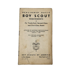 Vintage 1948 Realigned Basic Boy Scout Requirements Book picture