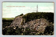 New Haven CT-Connecticut, East Rock Park, Vintage c1909 Postcard picture