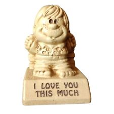 Russ Vintage Paula Statue I Love You This Much Boy Figurine Made In U.S.A picture