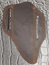  Custom Made Dark Brown Open Top Belt Loop Leather Sheath picture