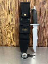 Vintage Gerber BMF Survival Knife Original Sheath Compass S/N 005193 Made In USA picture