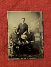 Tintype of Three  Gentlemen Cowboys Midwest Origins. Nice Portrait  picture