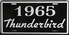 METAL LICENSE PLATE 1965 65 THUNDERBIRD T-BIRD 390 428 FORD CONVERTIBLE ROADSTER picture