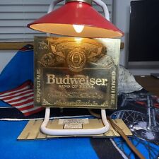 Vintage Budweiser Cash Register Light Man-Cave Tested Working See Pics picture