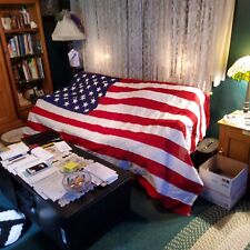 NEW American Flag ‘Best Valley Forge’ • 4’9”x9’8” 50 Stars Heavy Embroidery #12 picture