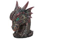 PT Hand Painted Resin Dragon Head Figure picture