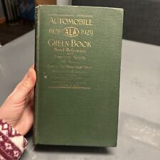 Automobile Green Book 1928-1929 Volume 2 ALA Maps Directions Book HC picture