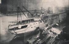 Chicago,IL The Death Ship Eastland Once More Afloat but with the Dangerous List picture