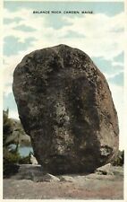 Vintage Postcard 1910's Balance Rock Camden Maine ME picture