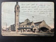 Vintage Postcard 1907 Union Station, Worcester, Massachusetts (MA) picture