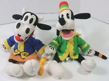 Disney Silly Symphony Band Members Goofy and Cow Stuffed Animal Plush 10 inch picture