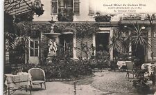 Postcard Grand Hôtel du Cadran Bleu Terrace Flowers Fontainebleau France picture