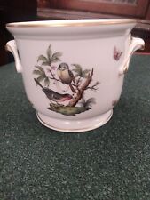 Herend Rothschild Bird Small CACHE POT 4” Tall picture