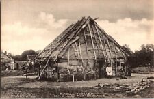 Albertype Postcard Bark House Sac & Fox Indians 1907 Arkansas City KS      D-765 picture