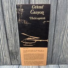 Vintage Grand Canyon Helicopters Brochure picture
