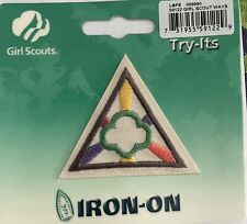 Retired Girl Scout Girl Scout Ways Brownie Try-It Badges - Iron On picture
