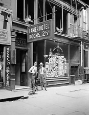 1920-1925 Lanier Hotel, Bowery, NYC, NY Vintage/ Old Photo 8.5