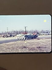 1957 Marlboro GRAND PRIX 35mm Racing Slide JAGUAR XK PRACTICE TRIALS #2 picture