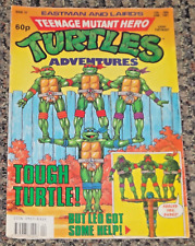1991 TEENAGE MUTANT NINJA TURTLES #37 HERO UK FLEETWAY ARCHIE TMNT COMIC BOOK picture