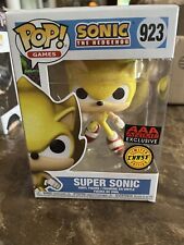 Funko Pop Sonic the Hedgehog  Super Sonic 923 Chase AAA Exc. w/Hard Protector🔥 picture