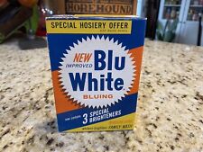 Vintage 1950’s NOS New Improved Blu White Bluing, Hosiery Offer, Excellent picture