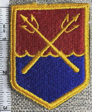 Original WW II US Army Eastern Defense Command Patch-CUT EDGE-EMBROIDERED ** picture