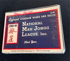 1989-90 National Mah Jongg League Card/Rule picture