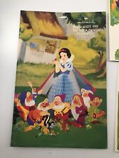Vintage Hallmark Paper Snow White Seven Dwarfs Centerpiece Tissue Expandable picture