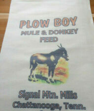  RL-48 PLOW BOY Flour Bag Sack Feed Seed  Novelty Collectible picture