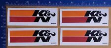 4 K&N FILTERS racing decals stickers new original Street Outlaws NHRA NASCAR picture