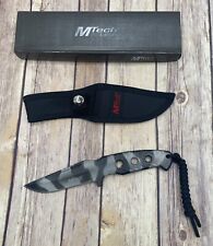 Mtech MT-20-16DUC Fixed Blade Knife Hunting Black Camo 8.25 