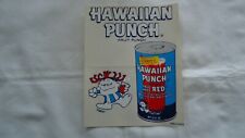 HAWAIIAN PUNCH DECAL Punchy Classic 1970's picture