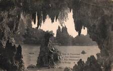 VINTAGE POSTCARD THE WOODS AND THE CAVES AT LAKE DAUMESNIL PARIS FRANCE c. 1910s picture