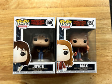 Brand New - Funko Pop Television - Stranger Things - Joyce #550 & Max #551 NEW picture