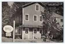 c1960s Berry's Gift Shop Exterior Route 6 Woodbury Connecticut Unposted Postcard picture